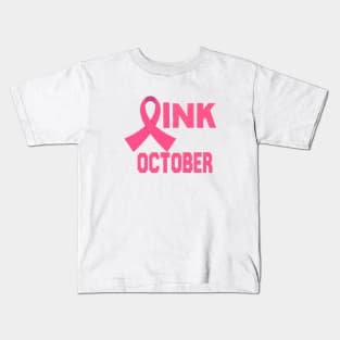 Breast Cancer Month Kids T-Shirt